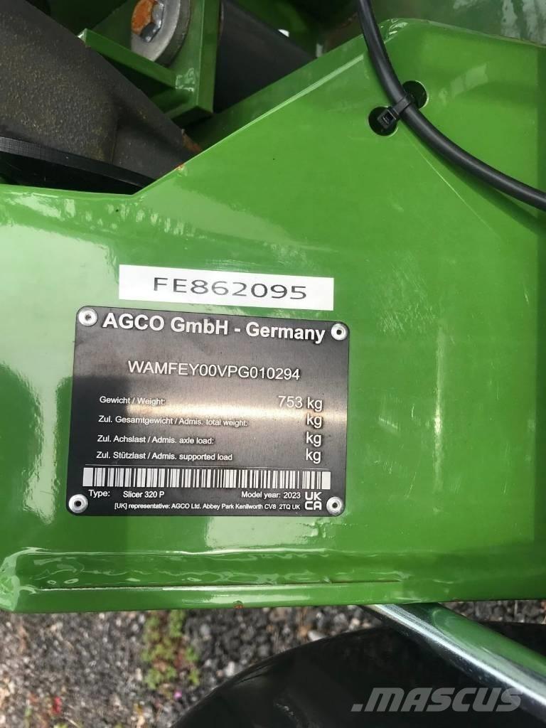 Fendt Slicer 320 P Косачки