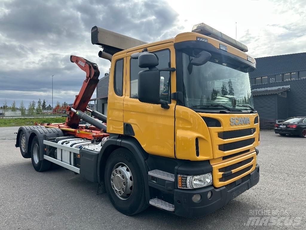 Scania P370 6x2*4 Камиони с кран с кука