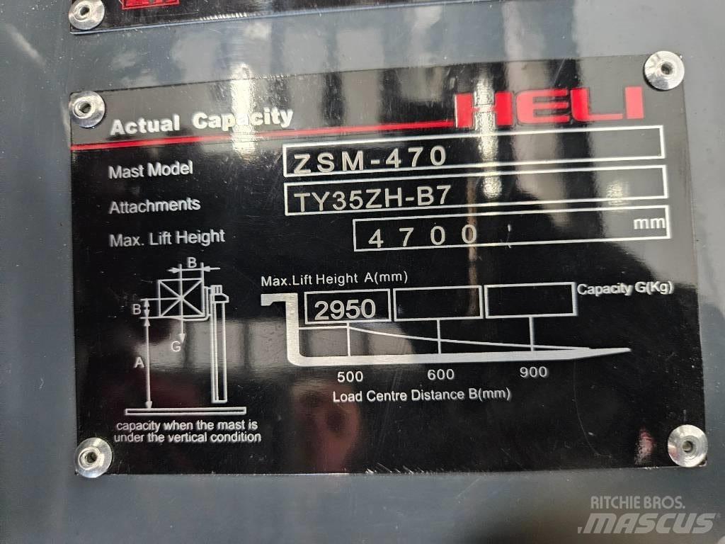 Heli CPCD 35 KU17G3 Дизелови камиони