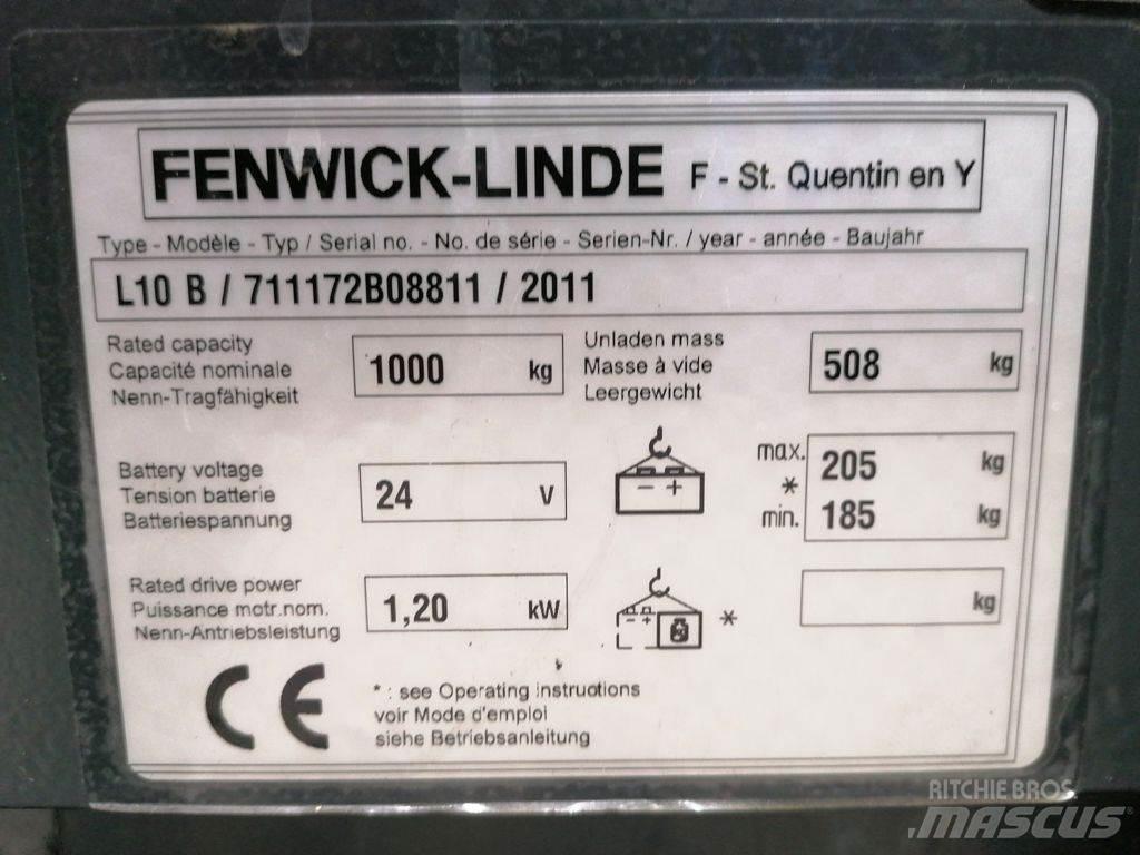 Linde L10B Колички високоповдигачи с теглич