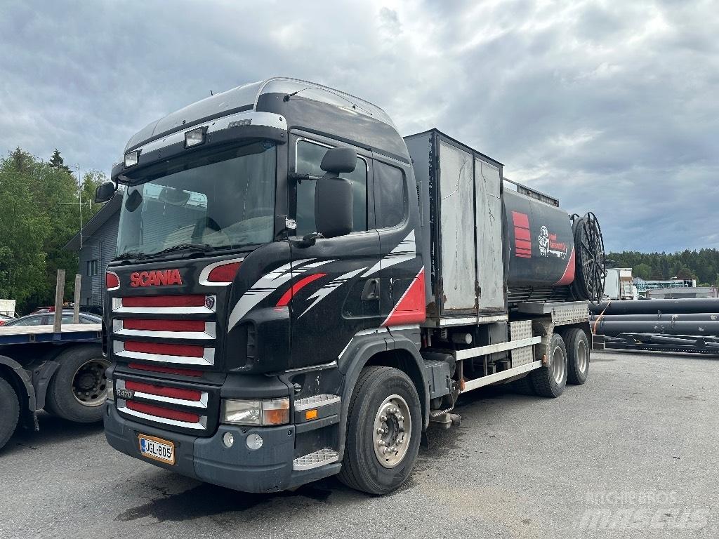 Scania R470 6x2 Комби / вакуум камиони
