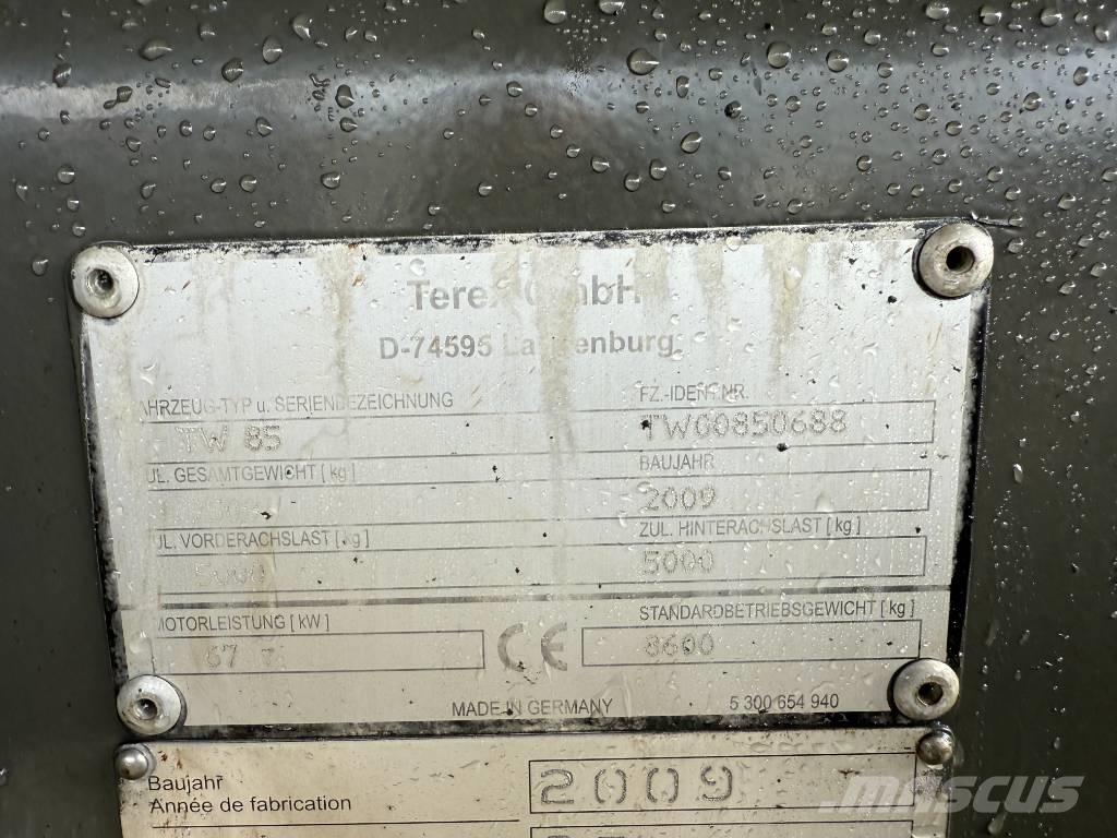 Terex TW 85 Колесни екскаватори