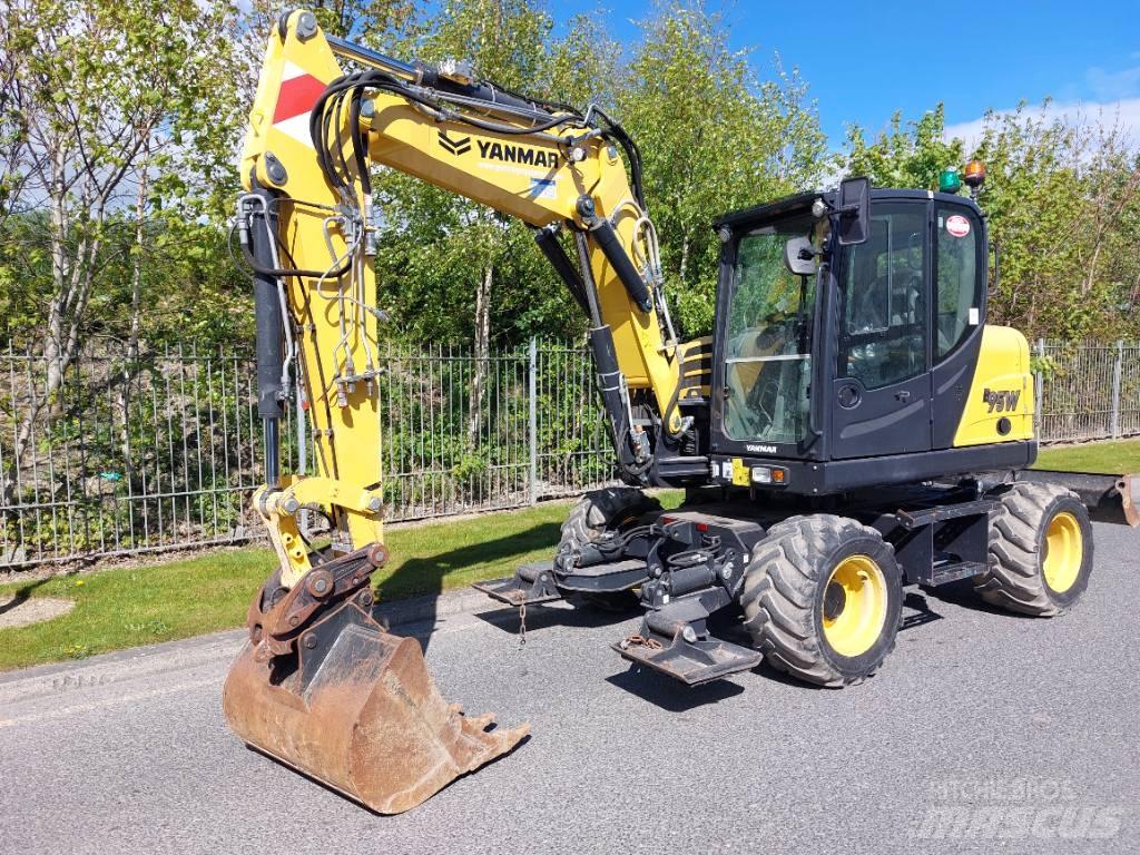 Yanmar B95W Колесни екскаватори