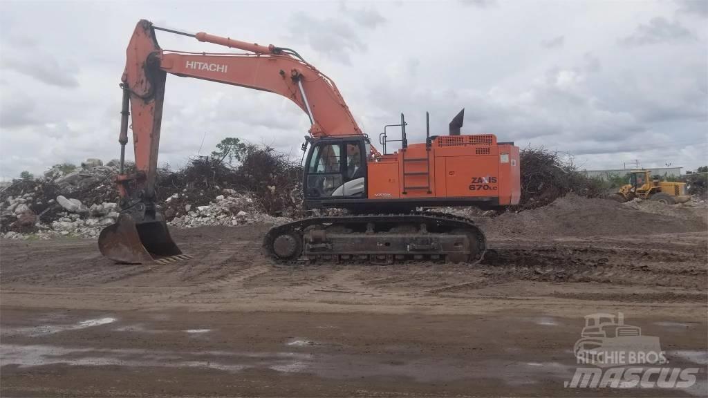 Hitachi ZX 670 Верижен екскаватор