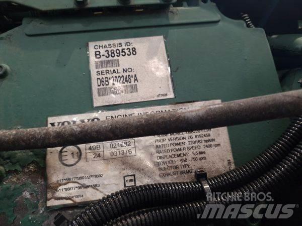 Volvo D6B220 EC09 Двигатели