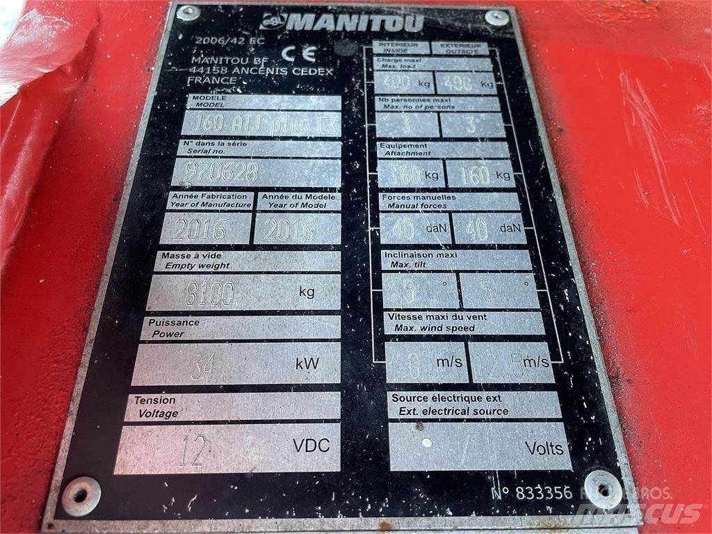 Manitou 160ATJ+ RC Съчленени стрелови подемници