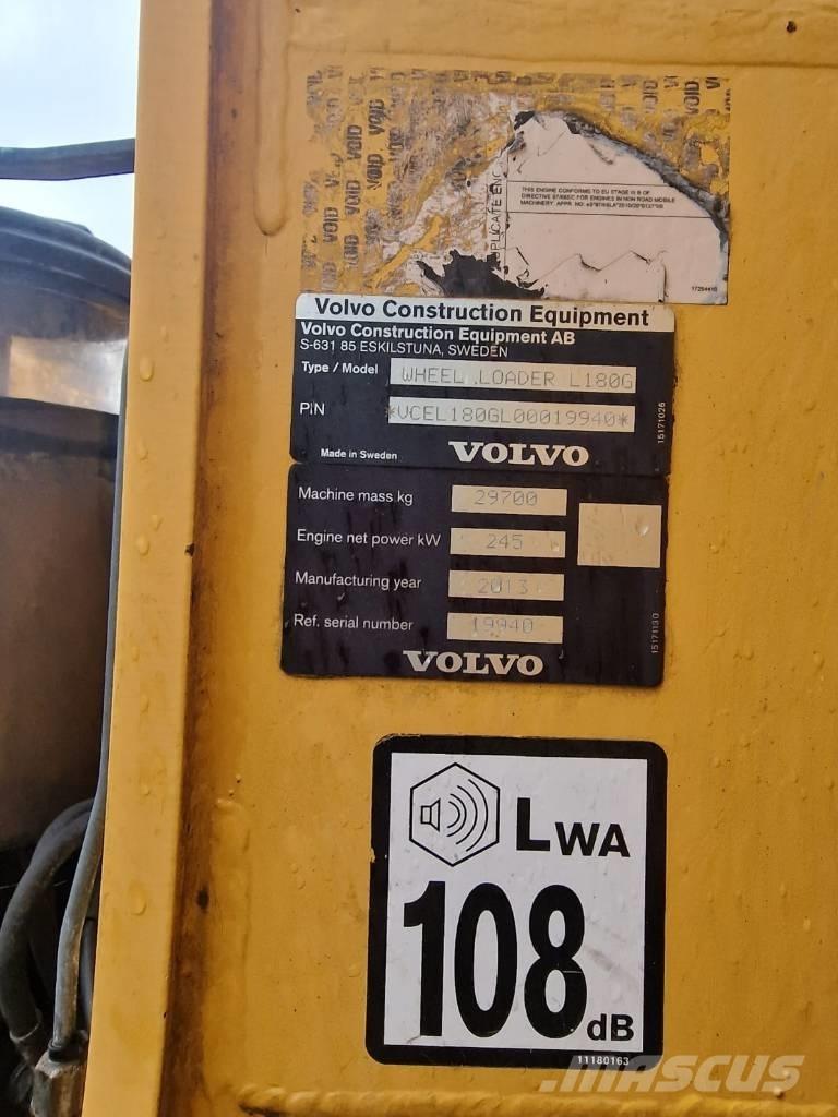 Volvo L180G Bj 2013' Колесни товарачи