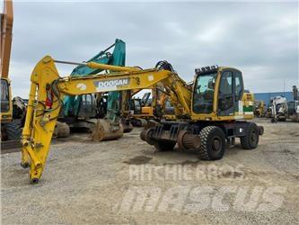 Doosan DX 160 WR Колесни екскаватори