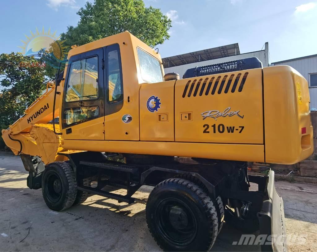 Hyundai robex 210w-7 Колесни екскаватори
