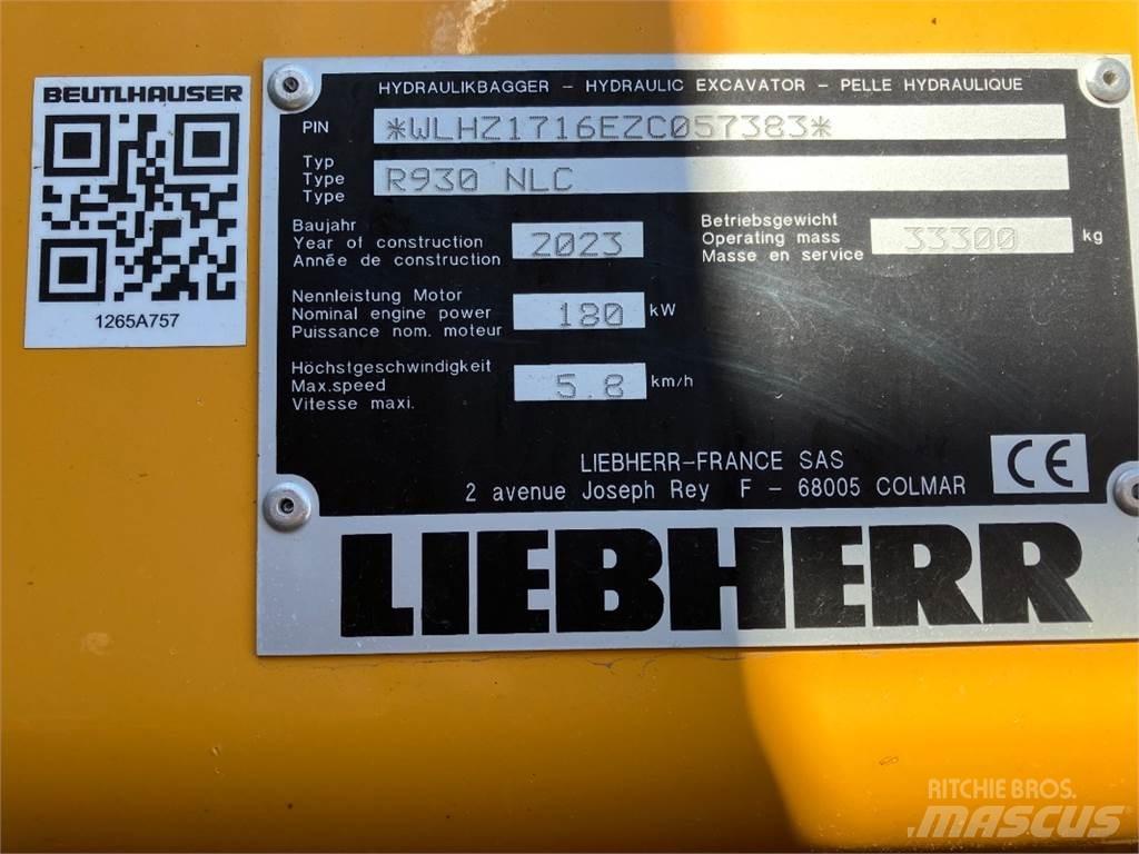 Liebherr R930 Верижен екскаватор