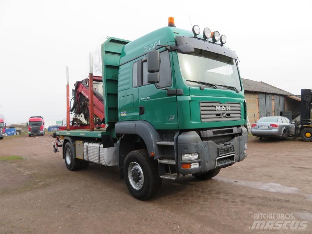 MAN TGA 18.360 За превоз на дървени трупи