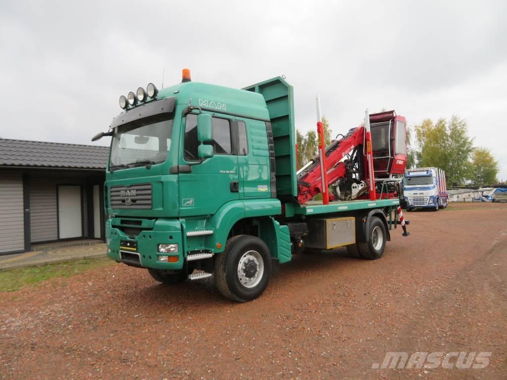 MAN TGA 18.360 За превоз на дървени трупи