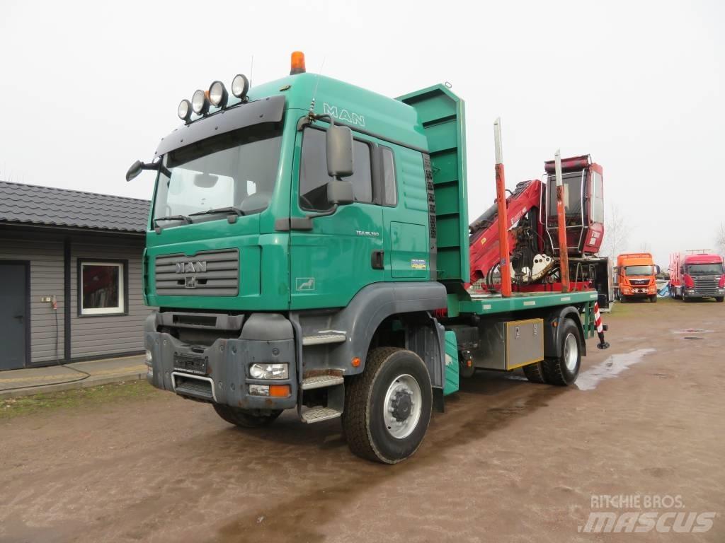 MAN TGA 18.360 За превоз на дървени трупи