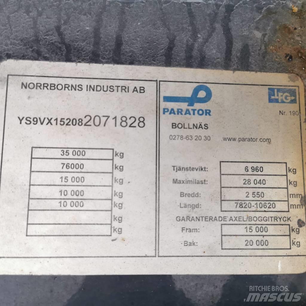 Parator VX 15-20 Ремаркета фургони