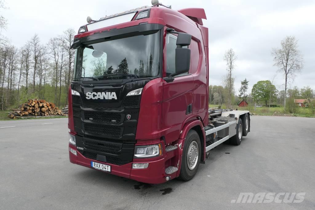 Scania R500 B6x2*4NB Камиони с кран с кука