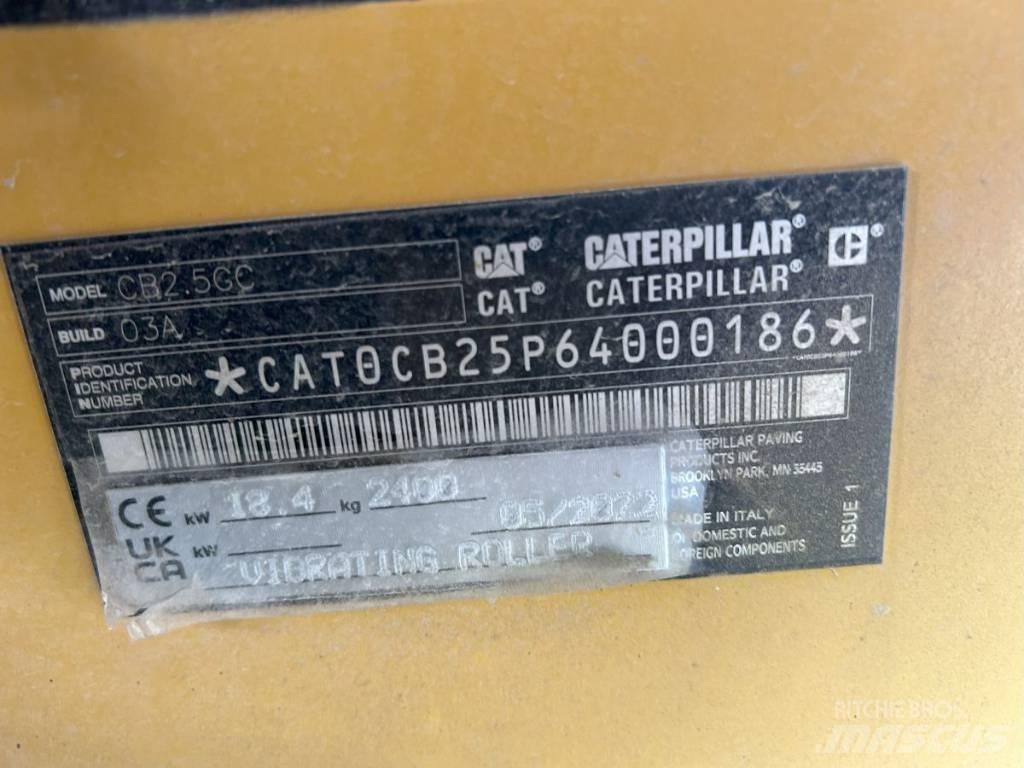 CAT CB 2.5GC Двойни барабанни ролки

