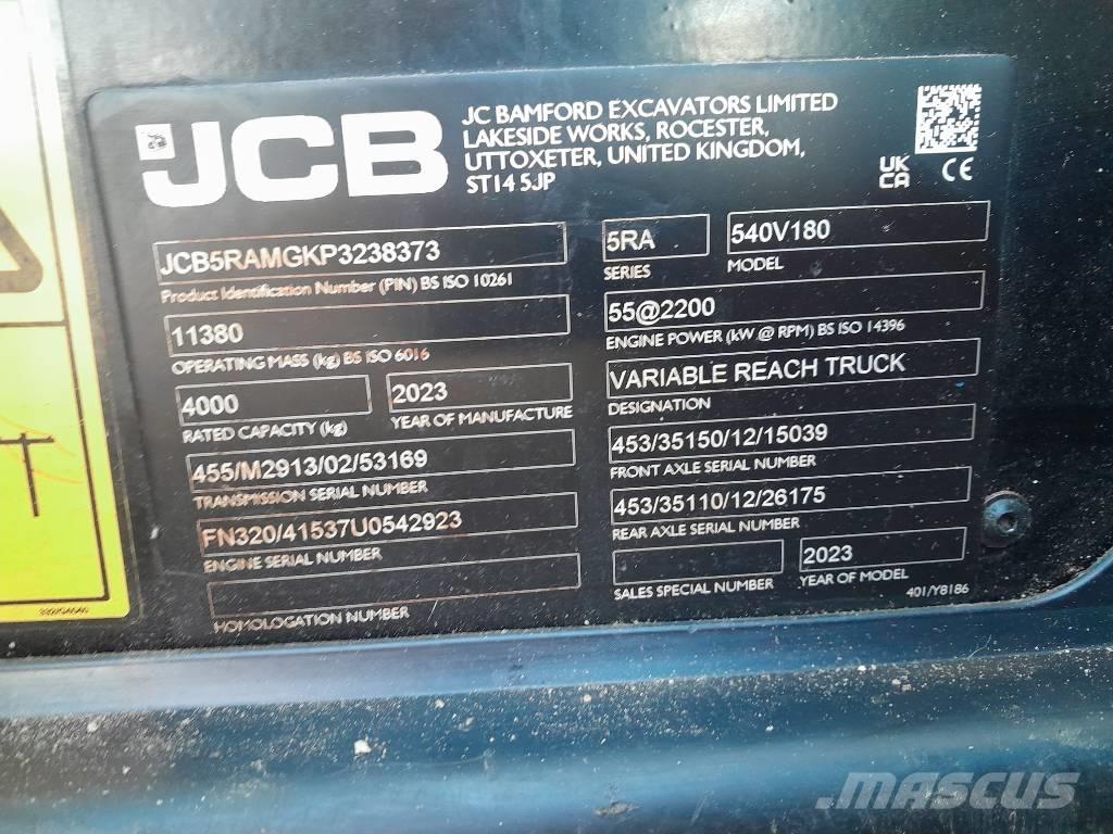 JCB 540.180 Телескопични товарачи