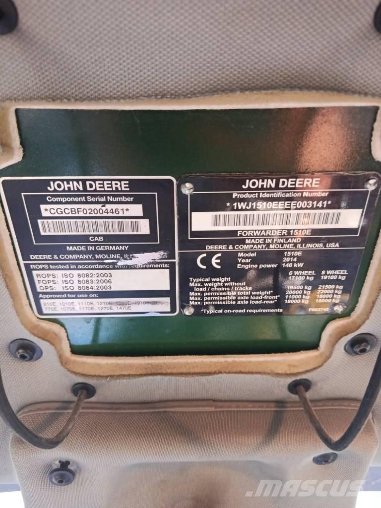 John Deere 1510 IT4 Форуардери