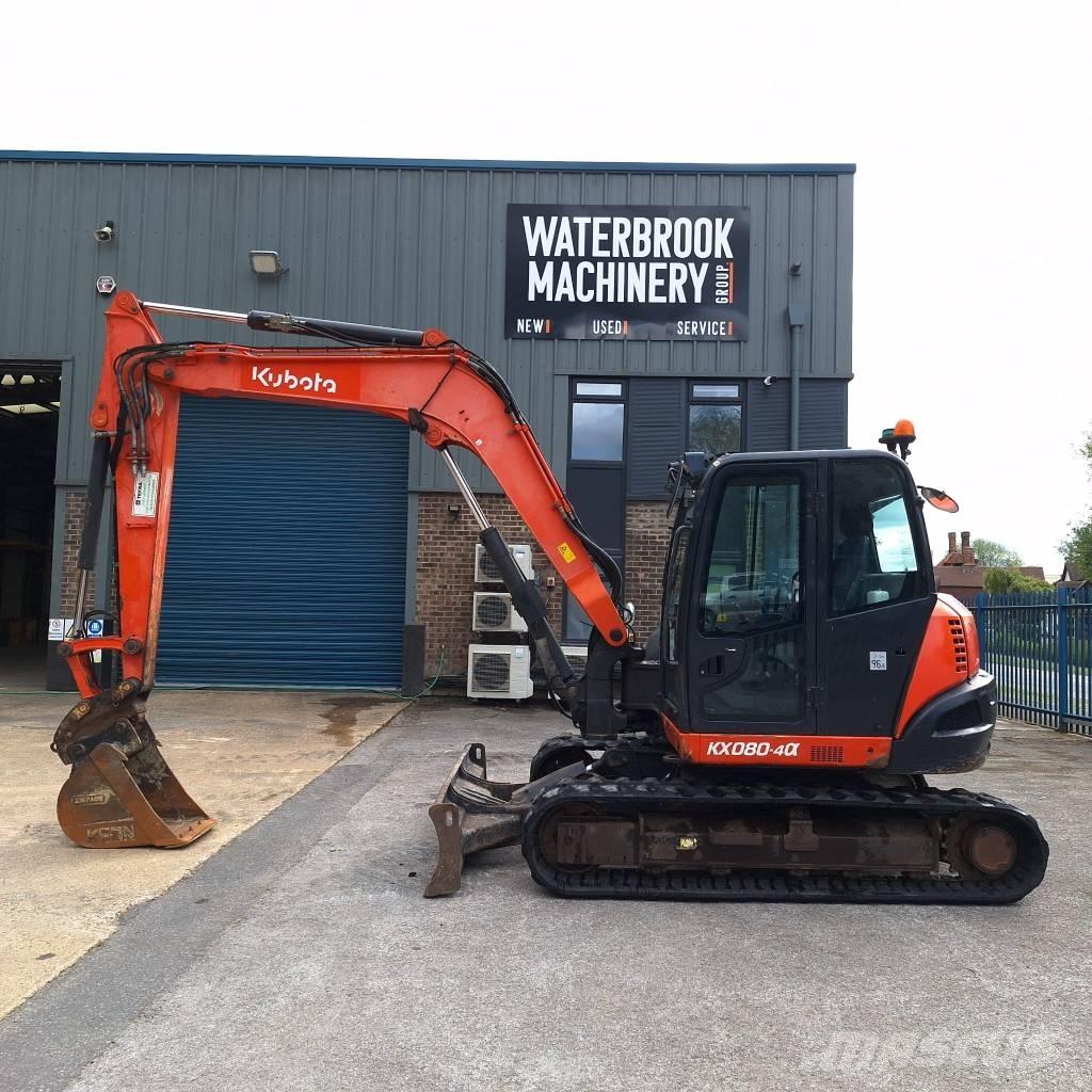 Kubota KX 080-4 Средни екскаватори 7т - 12т