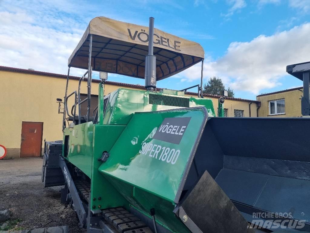 Vögele super 1800 Машини за асфалт