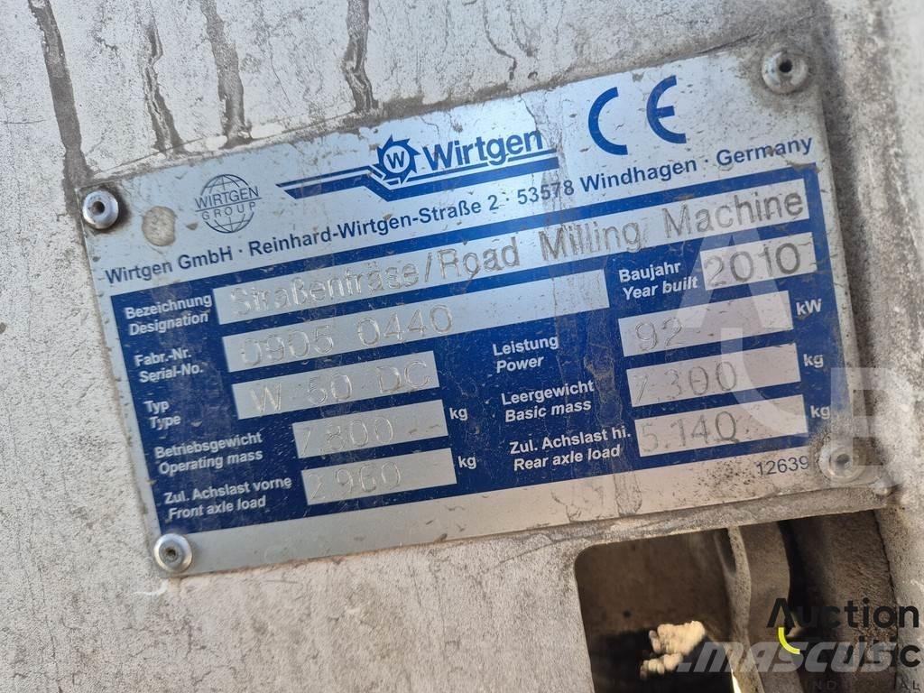 Wirtgen W50DC Машини за студено раздробяване на асфалт