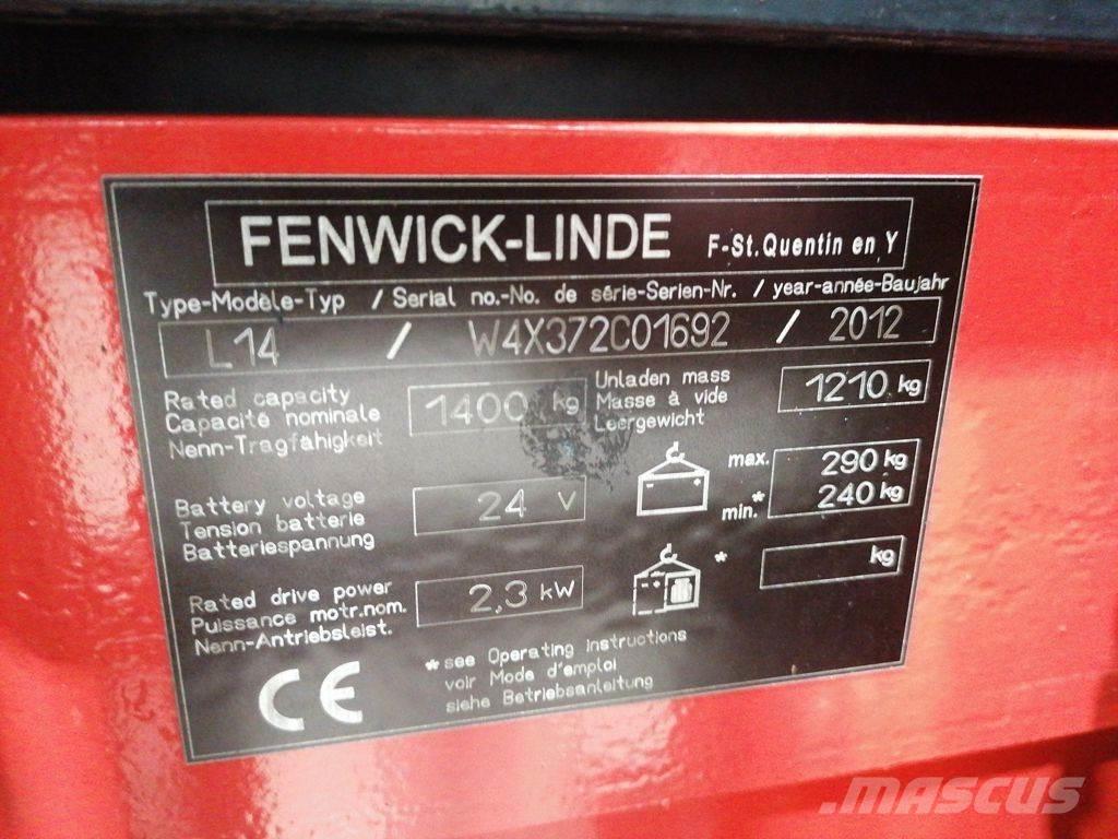 Linde L14 Колички високоповдигачи с теглич