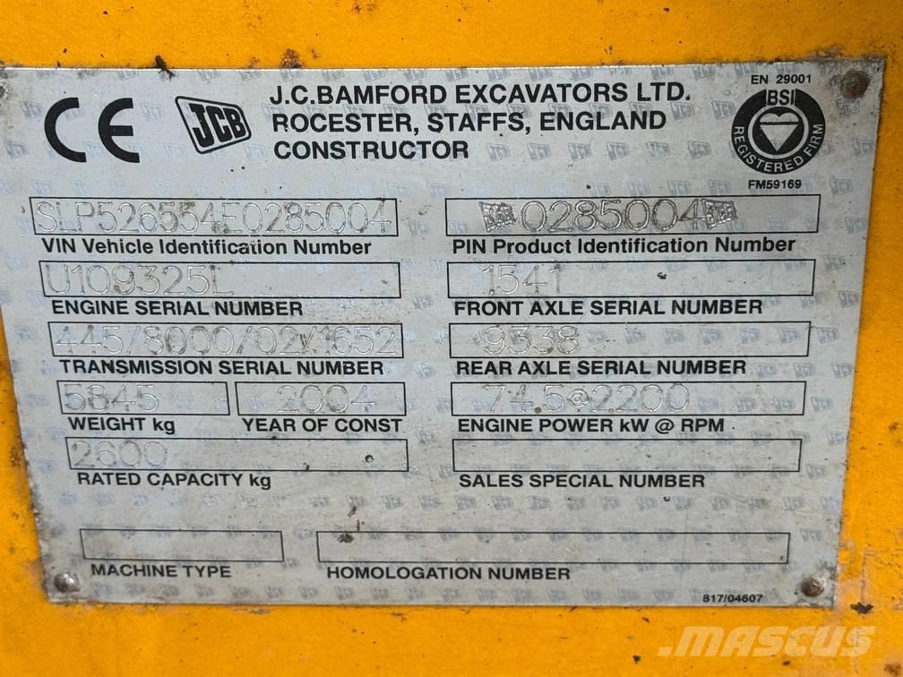 JCB 526 S Телескопични товарачи