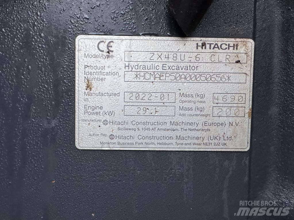 Hitachi ZX 48 U-6 Мини екскаватори < 7 т
