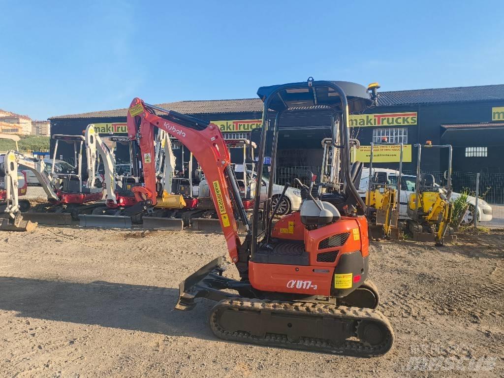 Kubota U 17-3 Мини екскаватори < 7 т