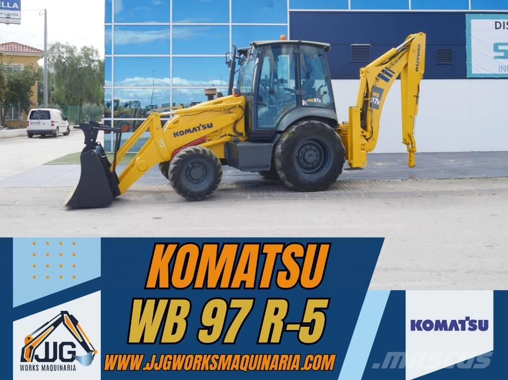 Komatsu WB 97 R Товарач със заден ексватор