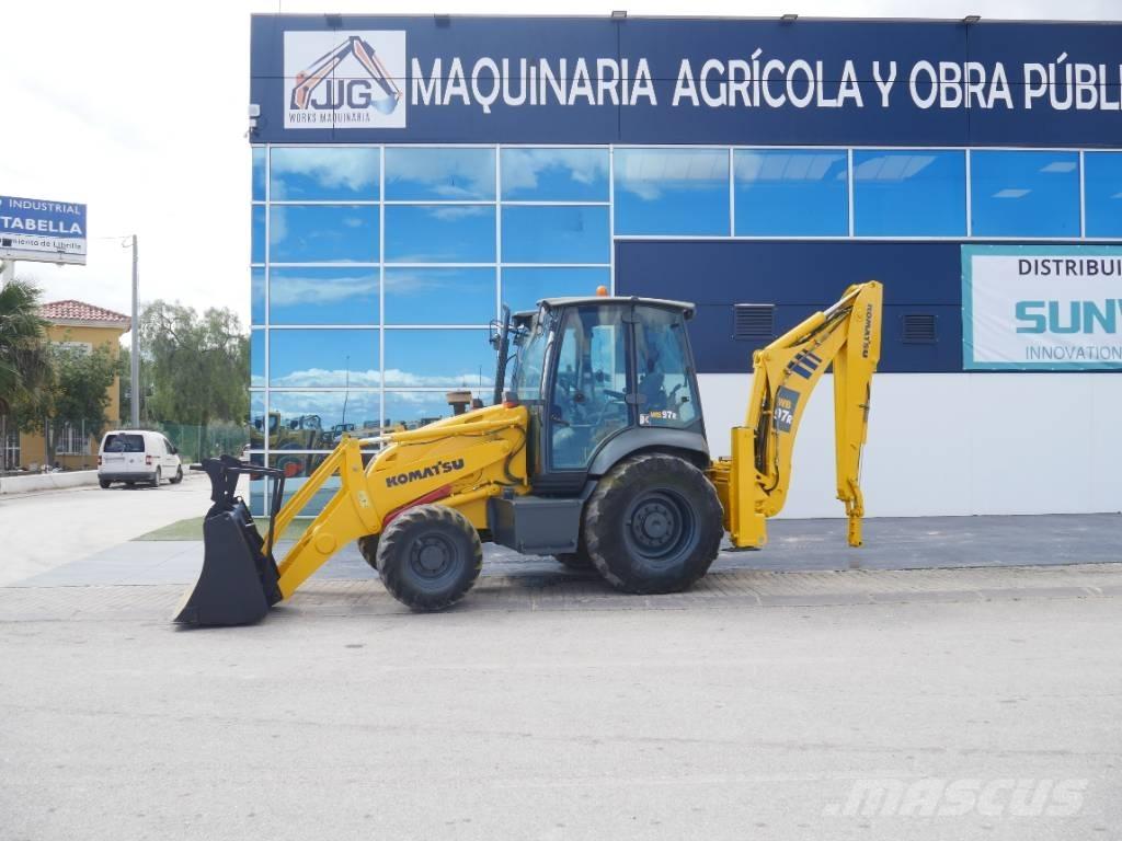 Komatsu WB 97 R Товарач със заден ексватор