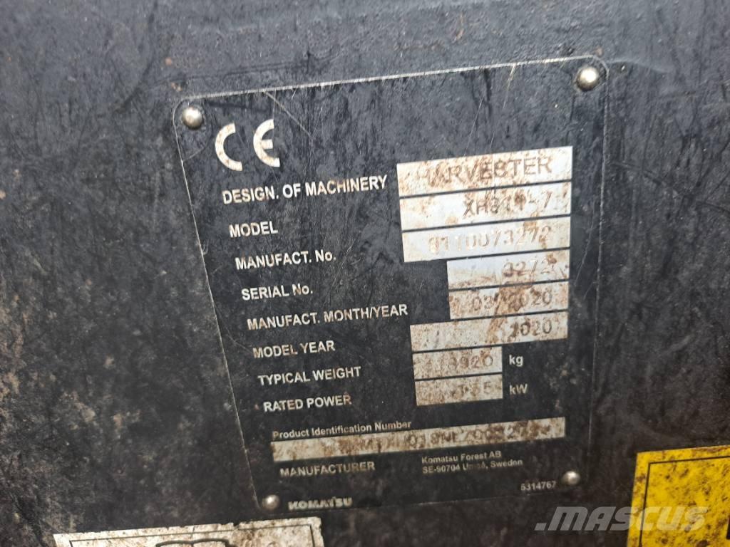 Komatsu 911 Харвестери