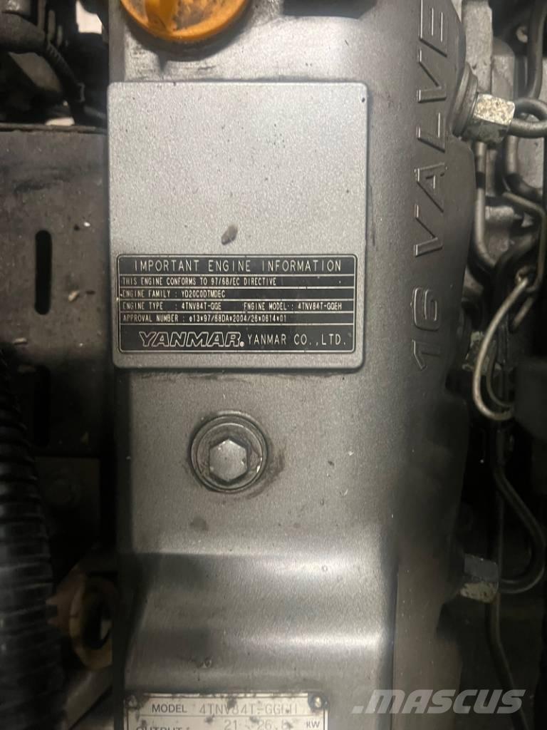 Yanmar 4TNV84T-GGEH Мини екскаватори < 7 т