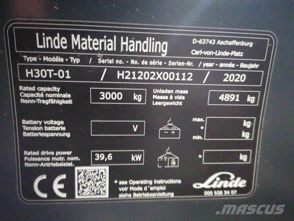 Linde H30T-01 Камиони с АГУ