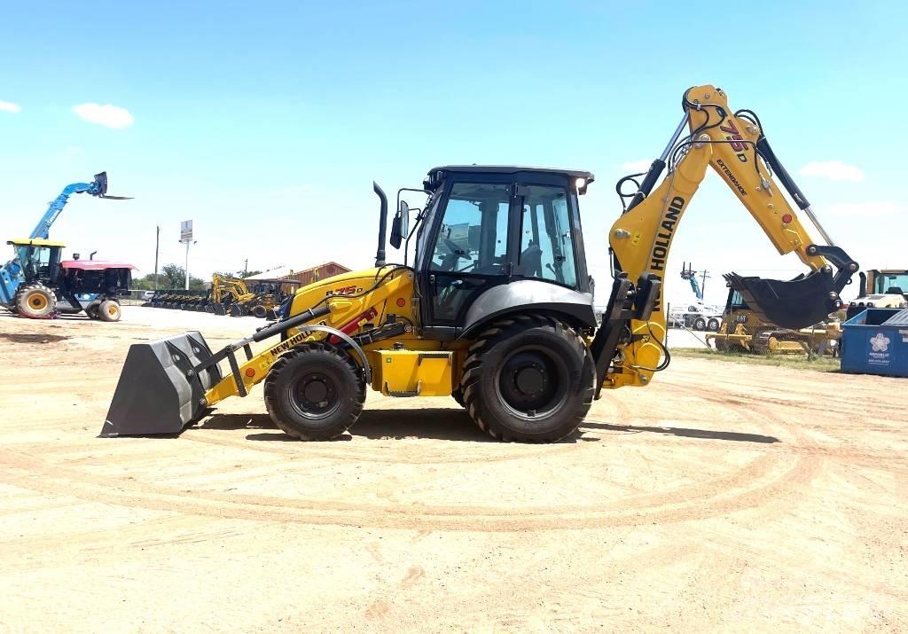 New Holland B75D Товарач със заден ексватор
