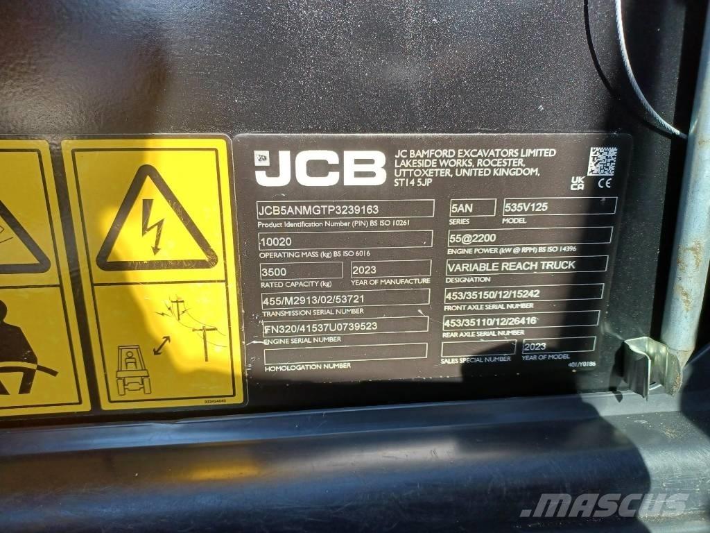 JCB 535-125 Телескопични товарачи