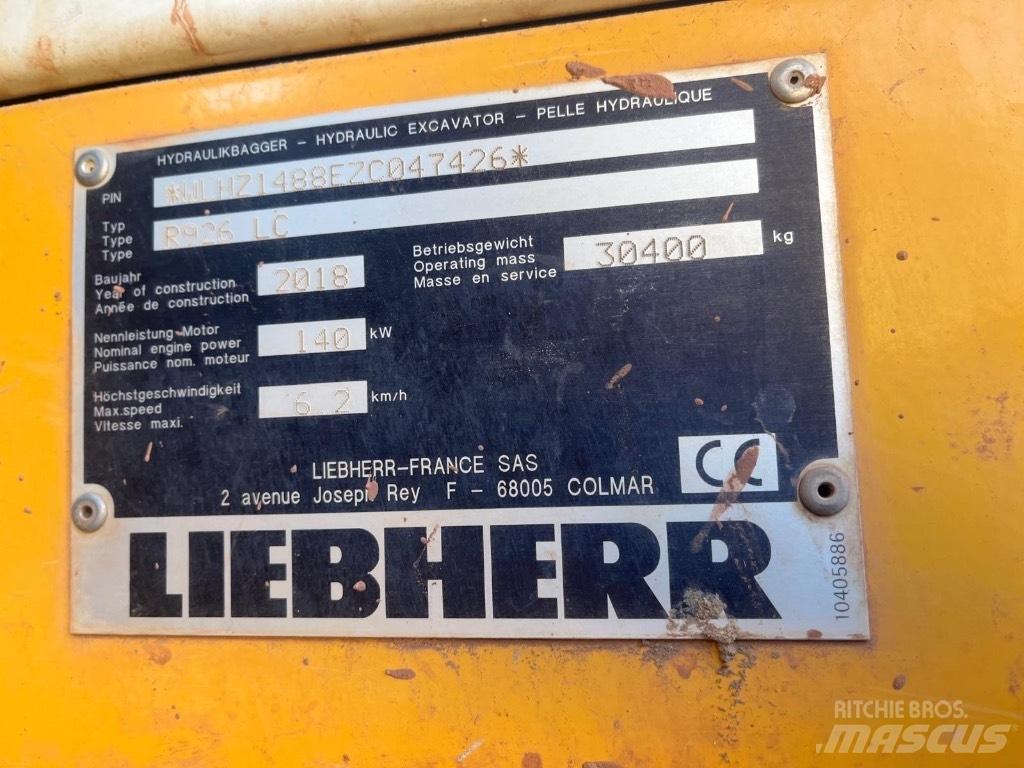 Liebherr R 926 LC Верижен екскаватор