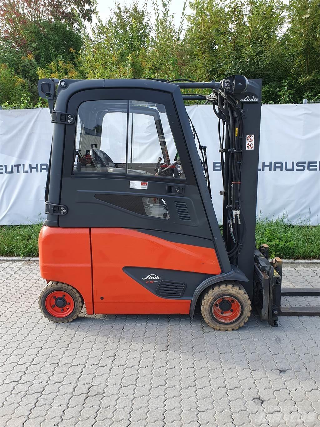 Linde E18PH Електрически вилични кари-повдигачи