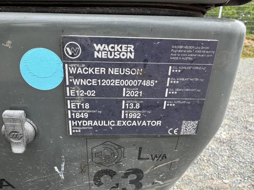Wacker Neuson ET18 Верижен екскаватор