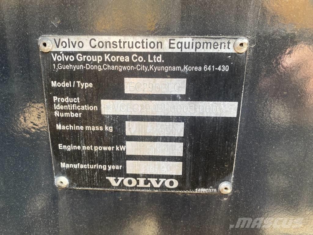 Volvo EC 290 B LC Верижен екскаватор