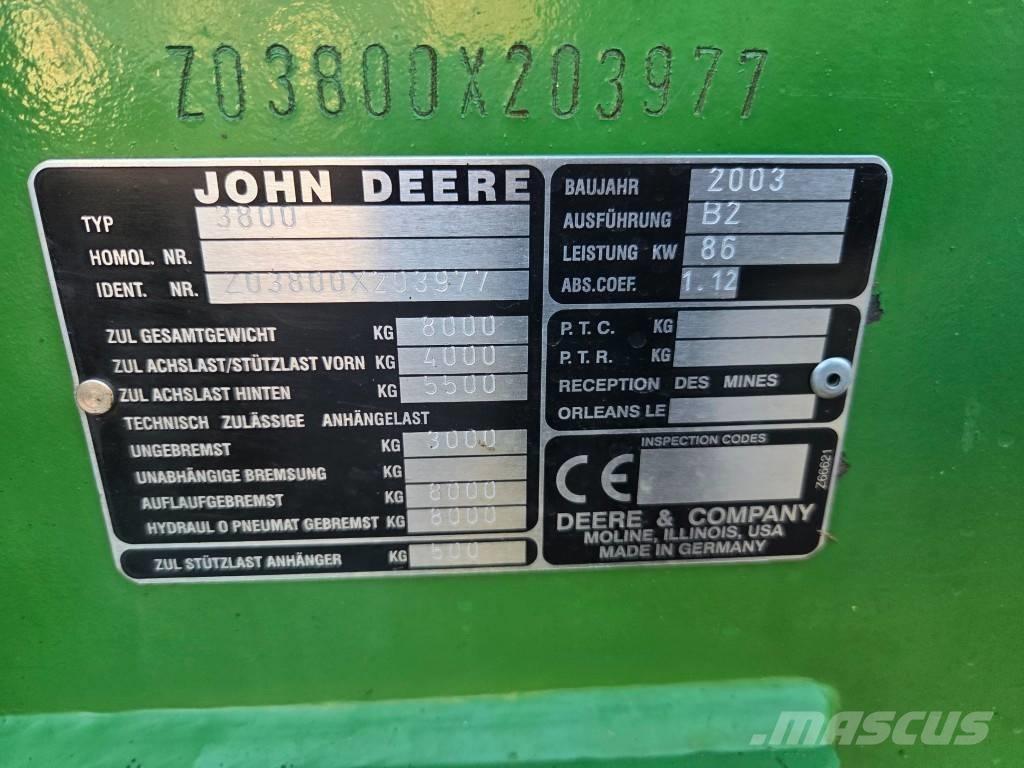 John Deere 3800 Телескопични товарачи за селското стопанство