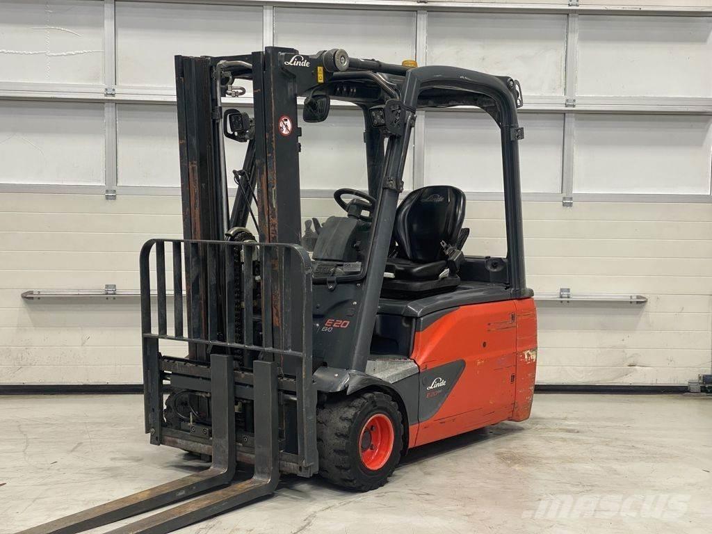 Linde E20L-02 Електрически вилични кари-повдигачи