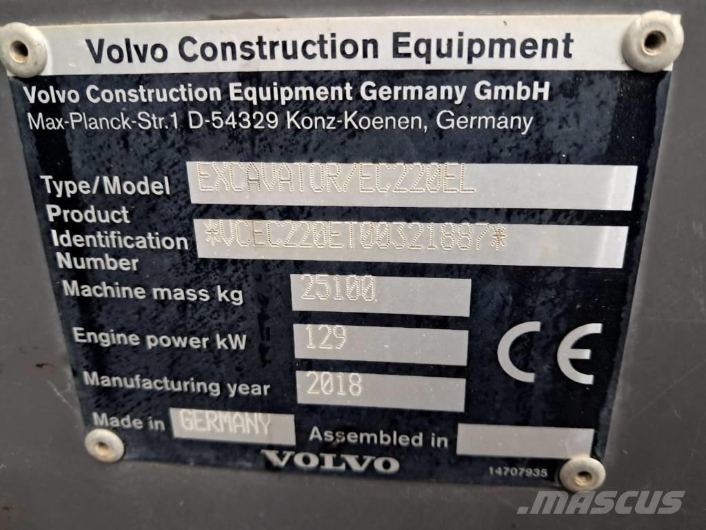 Volvo EC 220 EL Верижен екскаватор