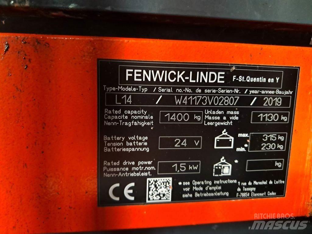 Linde L14 Колички високоповдигачи с теглич