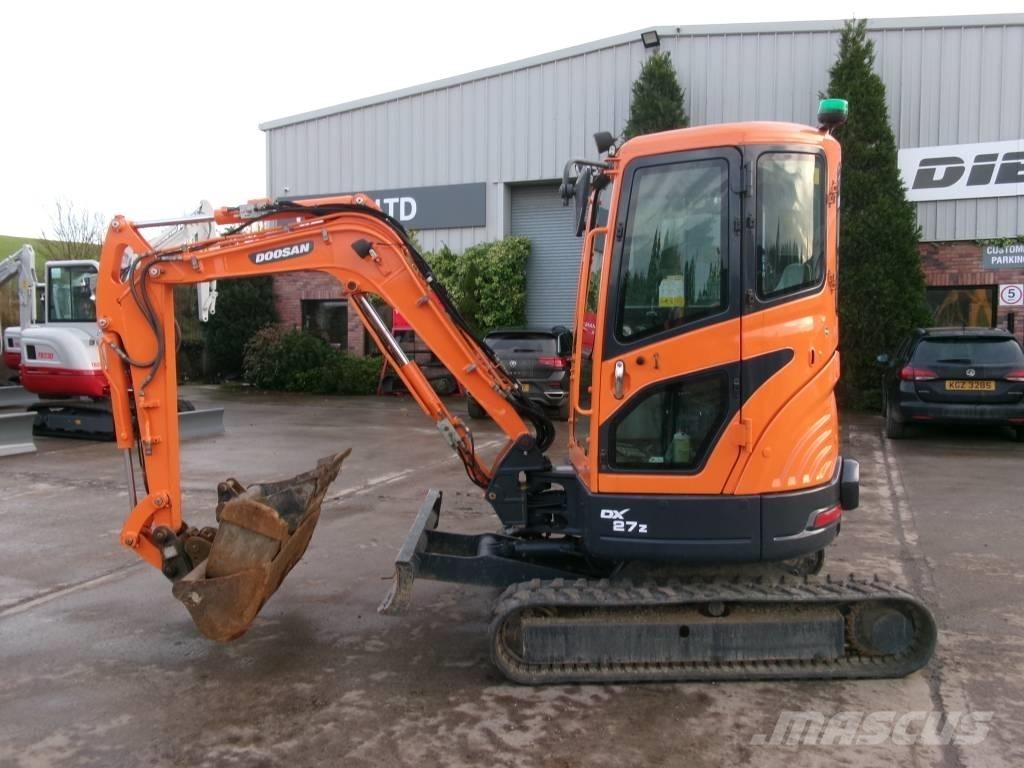 Doosan DX 27 Z Мини екскаватори < 7 т