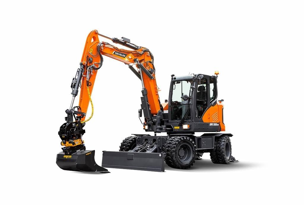 Develon DX100W-7 Колесни екскаватори