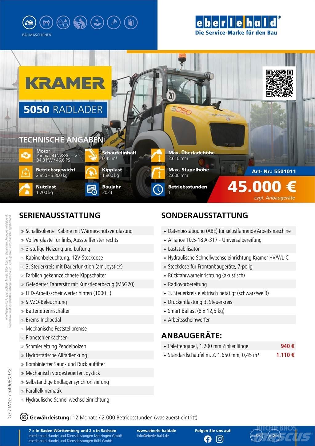 Kramer 5050 Колесни товарачи
