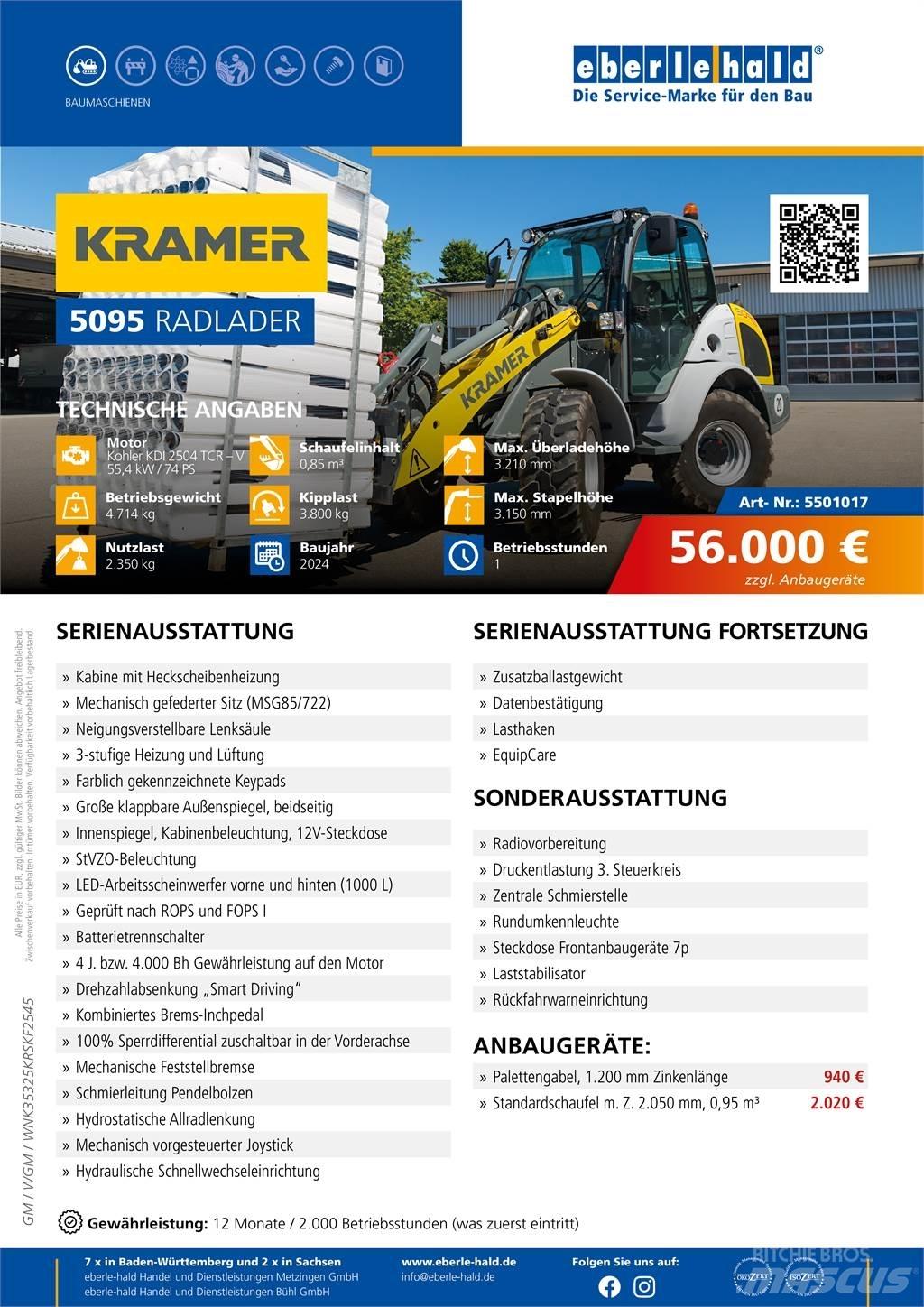 Kramer 5095 Колесни товарачи