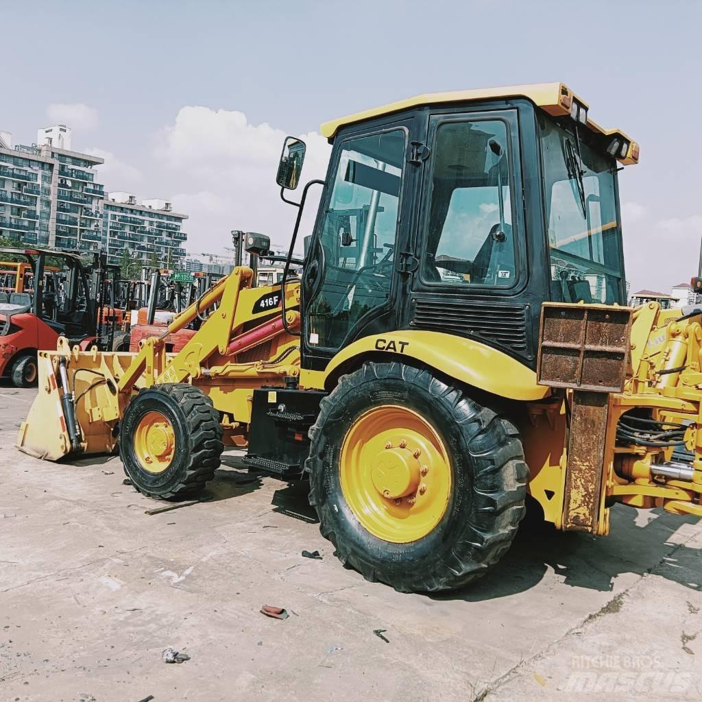 CAT 416 F Товарач със заден ексватор