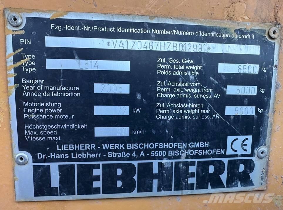 Liebherr L 514 Колесни товарачи